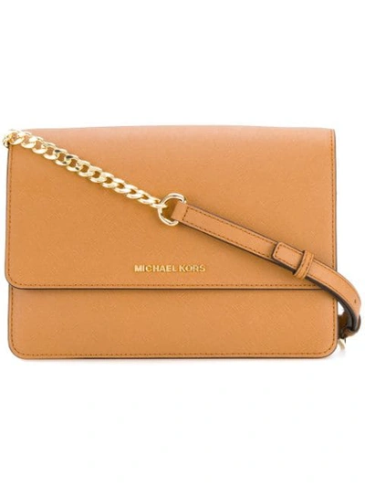Michael Michael Kors Daniela Crossbody Bag - Brown In Brown