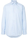 Hardy Amies Striped Shirt - Blue