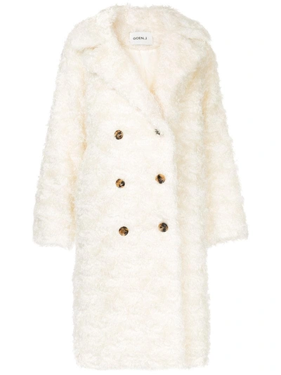 Goen J Double-breasted Shearling Coat