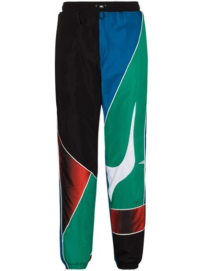 Ahluwalia Marshall Patchwork Track Pants In Green