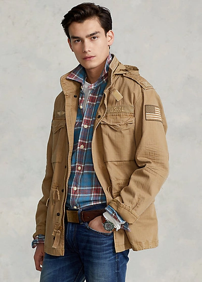 Ralph Lauren The Iconic Field Jacket In Desert Khaki