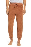 Ugg Men's Lionel Fleece Pajama Joggers In Cedar Bark