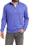 Tommy Bahama Tobago Bay Half Zip Pullover In Bright Orchid