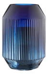 Lsa -international Rotunda Lantern/vase In Blue