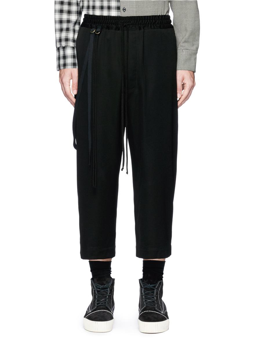 wool jogging pants