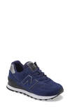 New Balance 574 Sneaker In Night/ Night Tide