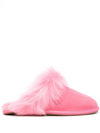 Ugg Scuff Sis Genuine Shearling Mule Slipper In Pink Rose