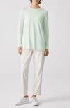 Eileen Fisher Jersey Tunic In Ynfrn