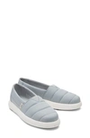 Toms Alpargata Mallow Slip-on Sneaker In Grey/ Grey