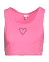 Ganni Large In Carmine Rose