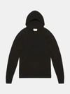 Active Cashmere Mens Standard Hoodie In Black