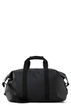 Rains Waterproof Weekender Bag In Black