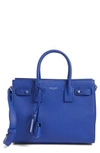 Saint Laurent Baby Sac De Jour Leather Tote - Blue In Flash Blue