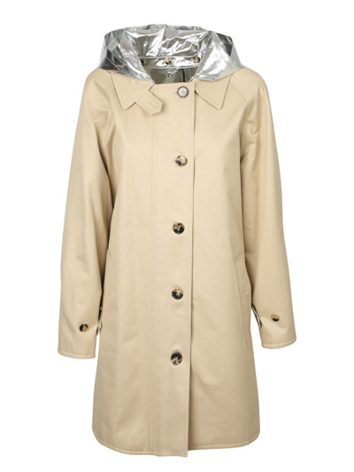 Paco Rabanne Beige Parka With Buttons