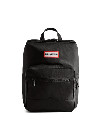 Hunter Nylon Pioneer Top Clip Backpack In Black