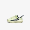 Nike Crater Impact Baby/toddler Shoes In Lime Ice,armory Navy,light Lemon Twist,white