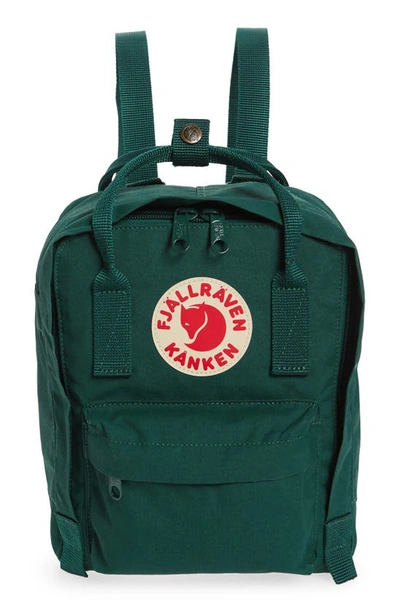 Fjall Raven Mini Kånken Water Resistant Backpack In Arctic Green