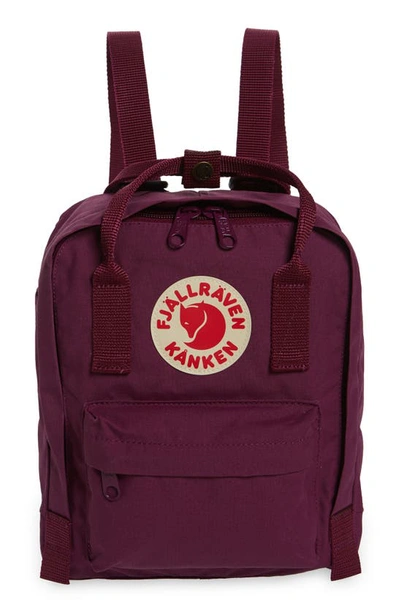 Fjall Raven Mini Kånken Water Resistant Backpack In Royal Purple