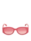 Alexander Mcqueen Acetate Sunglasses In Pink