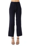 Endless Rose Ribbed Drawstring Pants In Black