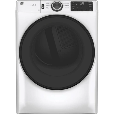 Ge 7.8 Cu. Ft. White Electric Smart Dryer