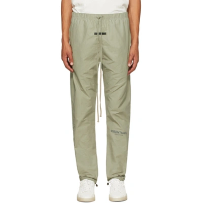 Essentials Green Track Lounge Pants In Pistachio