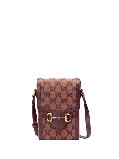 Gucci Gg-canvas Belt Bag In Brown