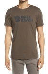 Fjall Raven Logo Graphic Tee In Dark Olive