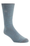 Ugg (r) Trey Rib Crew Socks In Mediterranean Blue