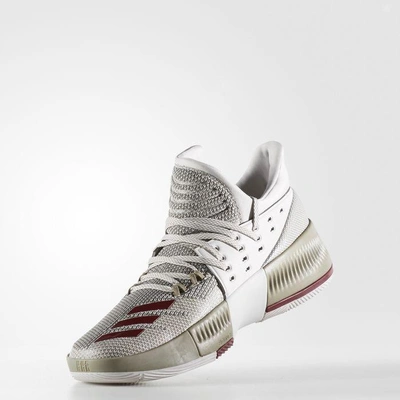 Adidas Originals Dame 3 West Campus Shoes In Pearl Grey/cardinal | ModeSens