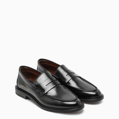 Common Projects Black Leather Loafers