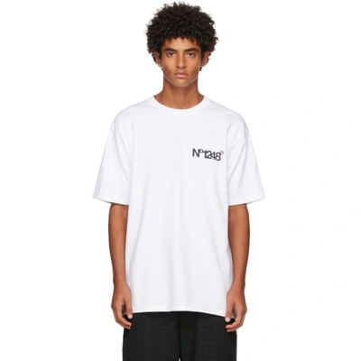 Aitor Throups Thedsa White 'no1248' T-shirt