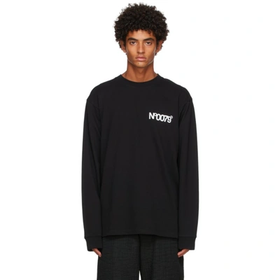 Aitor Throups Thedsa Black 'no0079' Long Sleeve T-shirt