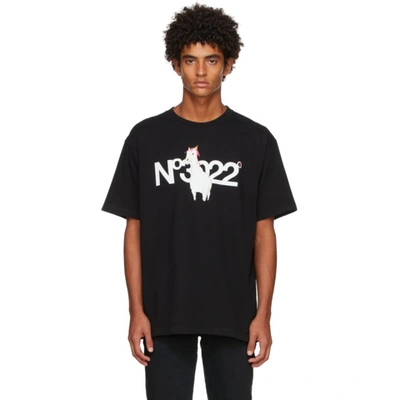 Aitor Throups Thedsa Ssense Exclusive Black 'no3022' T-shirt
