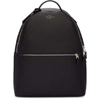 Smythson Burlington Backpack In Black