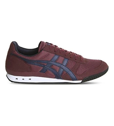 Onitsuka Tiger Ultimate 81 Mesh Sneakers In Burgundy Peacoat