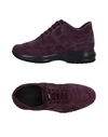 Hogan Sneakers In Dark Purple
