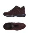 Hogan Sneakers In Dark Brown