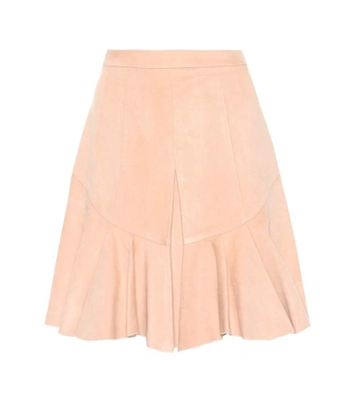 Isabel Marant Parma Pink Viscosa And Cotton Skirt In Rose-pink