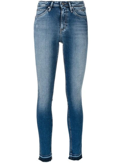 Calvin Klein Jeans Est.1978 Ck Jeans Distressed Skinny Jeans - Blue