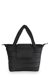7 A.m. Enfant Babies' Capri Quilted Diaper Tote In Black