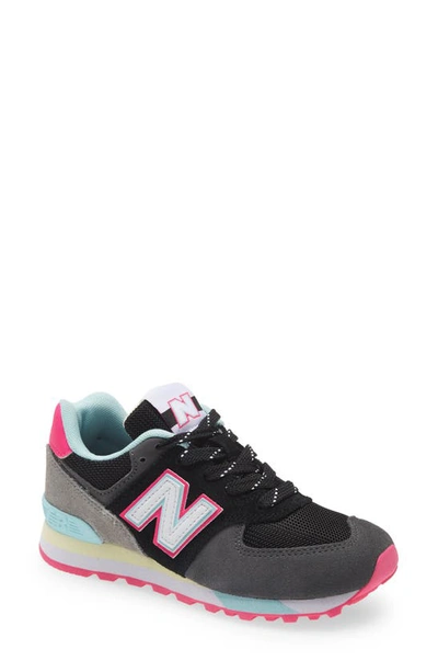 New Balance Kids' 574 Sneaker In Black