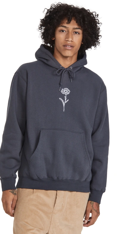 Obey New Growth Hoodie In French Navy