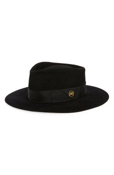 Gladys Tamez Saint Marie Felt Hat In Black