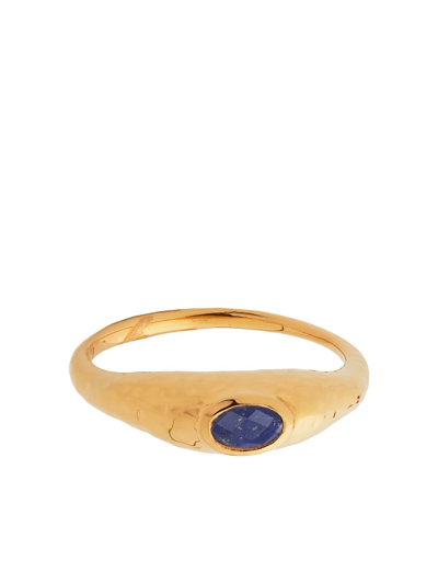 Monica Vinader 18ct Gold Plated Vermeil Silver Deia Lapis Ring