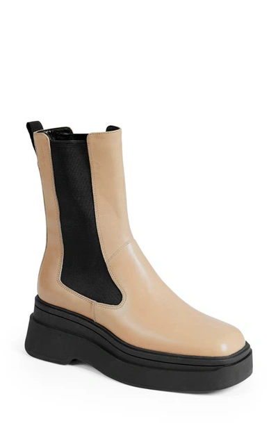 Vagabond Shoemakers Carla Tall Chelsea Boot In Tan