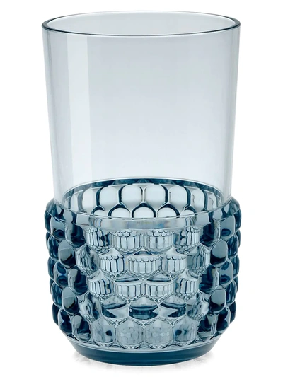 Kartell Jellies Long Drink 4-piece Glass Set In Blue