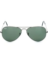 Ray Ban Aviator Frame Sunglasses In Black