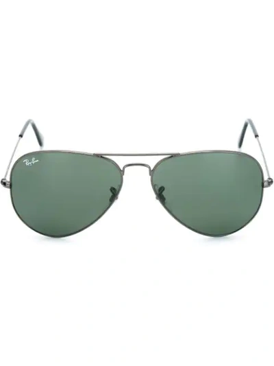 Ray Ban Aviator Frame Sunglasses In Black