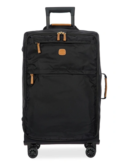 Bric's Black X-bag 25" Spinner Luggage In Black/tan